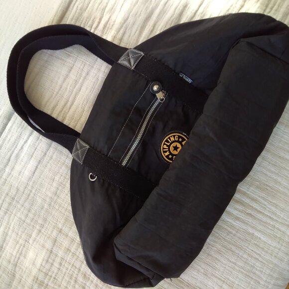 Kipling ART Large Tote Bag Black Duffel - Picture 4 of 7